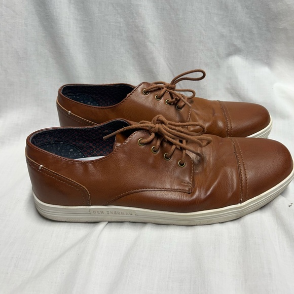 Ben Sherman Men's Preston Oxford Low Top Casual Shoes Size 10 - Picture 1 of 13